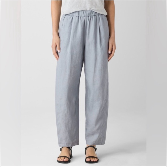 Eileen Fisher Pants - Eileen Fisher NWT Women's Linen Pull On Wide Leg Pants